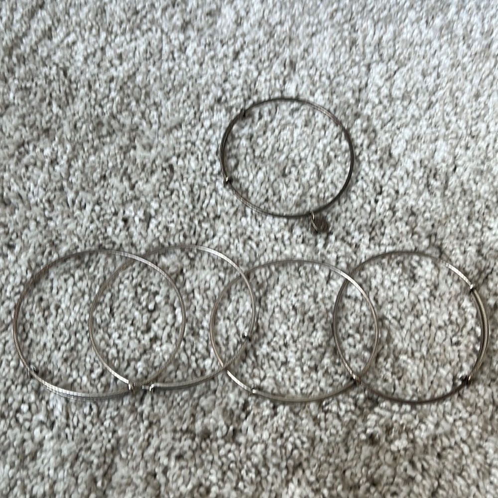 Alex and Ani bracelets set of 5